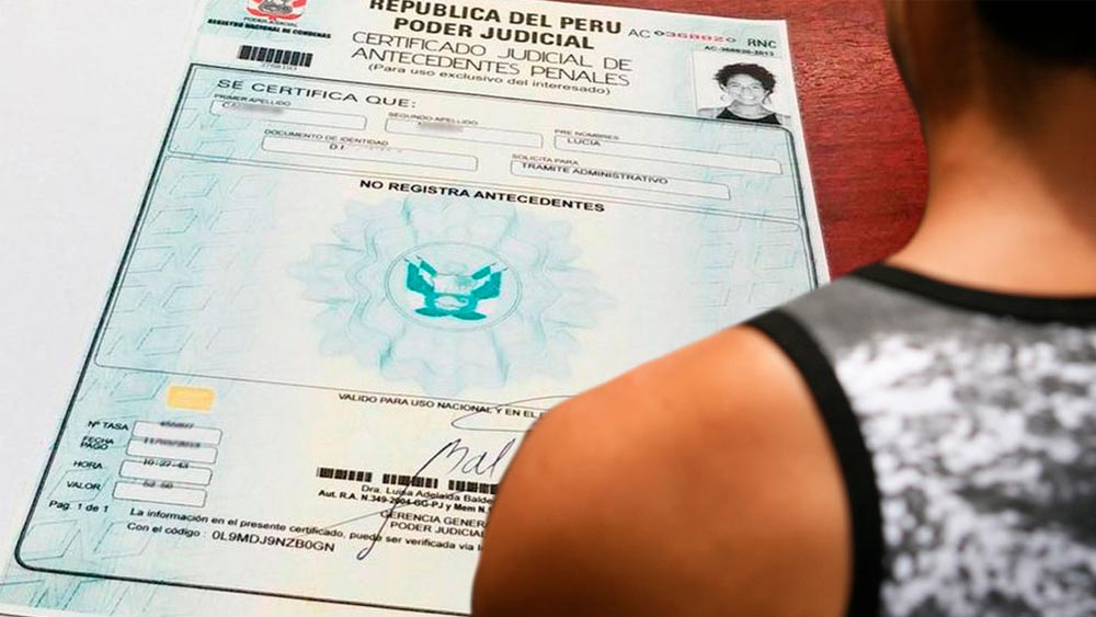 ¿Cómo sacar antecedentes penales de un tercero?